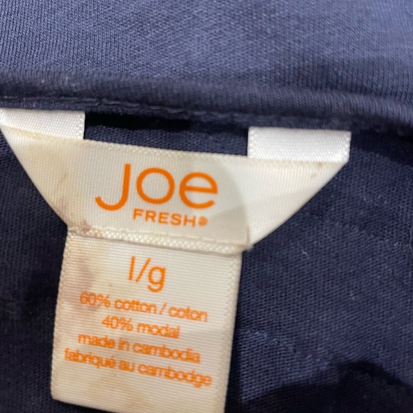 Vintage navy blue boho blouse - Picture 4 of 4